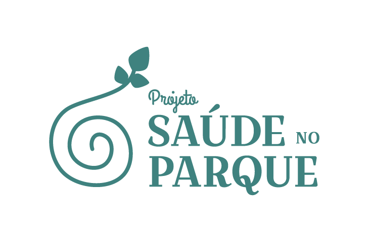 Saúde no Parque Project logo and web design